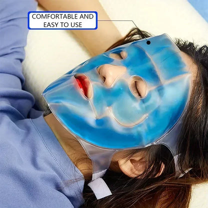Reusable Hot and Cold Gel Face Therapy Mask