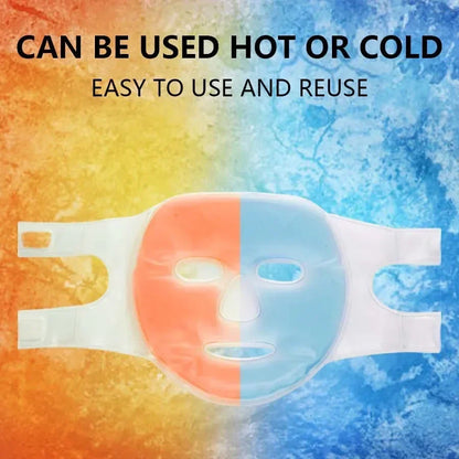 Reusable Hot and Cold Gel Face Therapy Mask