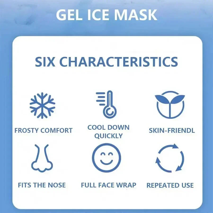 Reusable Hot and Cold Gel Face Therapy Mask