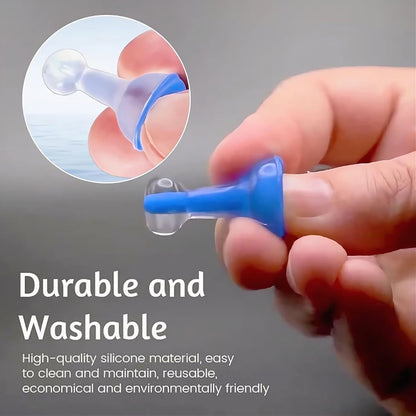 Reusable Inflatable Silicone Earplugs for Sleep Swimming Noise Reduction