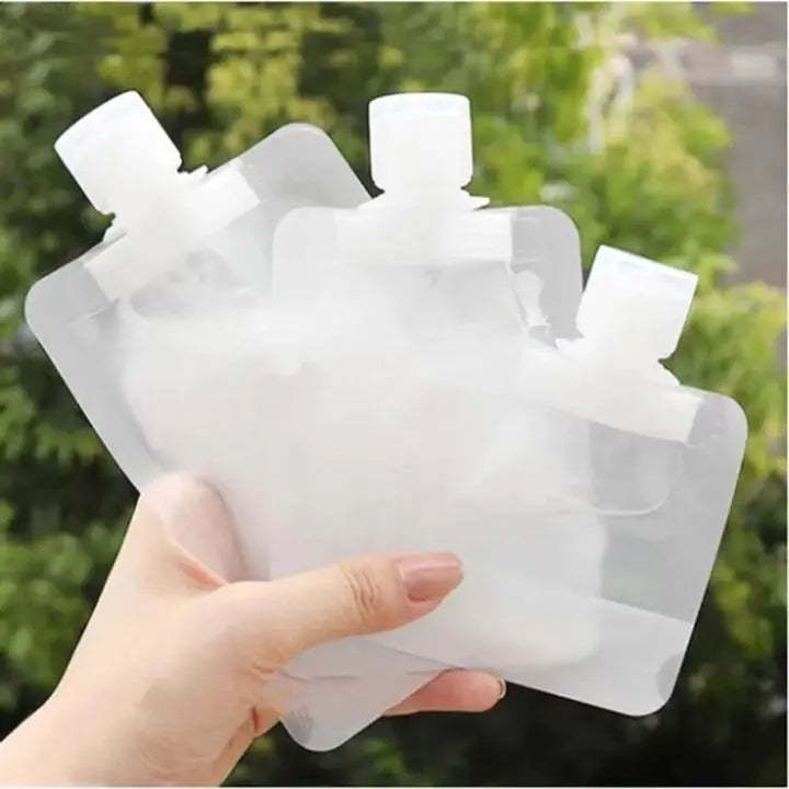 Reusable Leakproof Travel Pouches Set of 10 for Toiletries