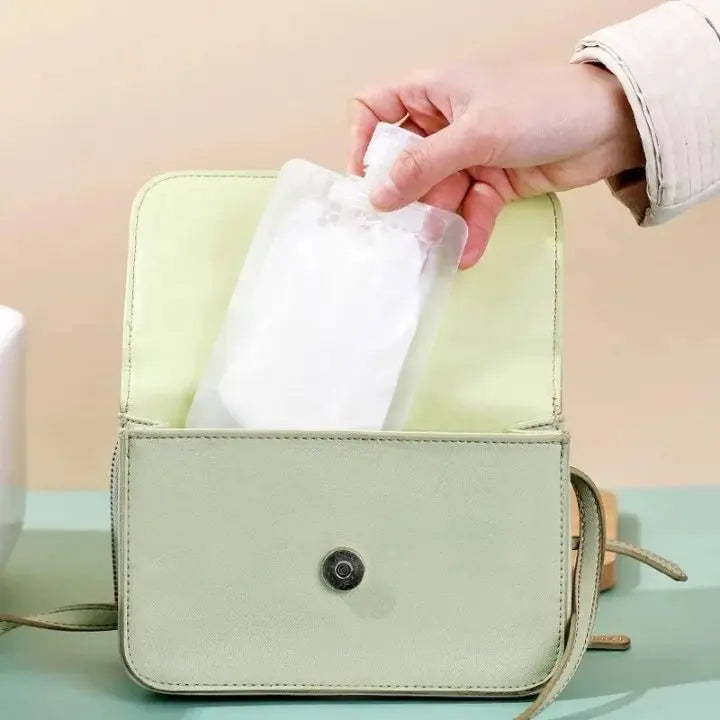 Reusable Leakproof Travel Pouches Set of 10 for Toiletries