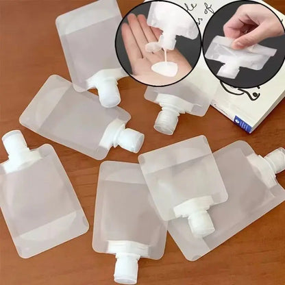 Reusable Leakproof Travel Pouches Set of 10 for Toiletries