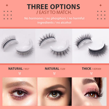 Reusable Self-Adhesive False Eyelashes