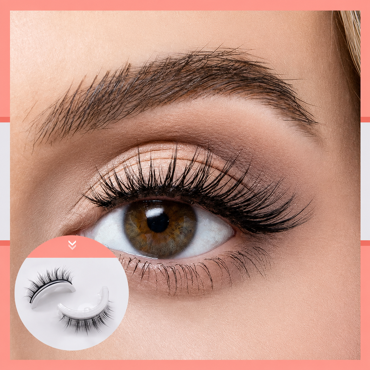 Reusable Self-Adhesive False Eyelashes