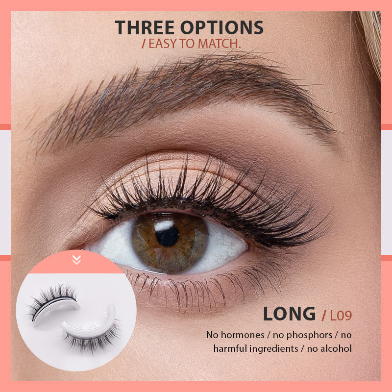 Reusable Self-Adhesive False Eyelashes