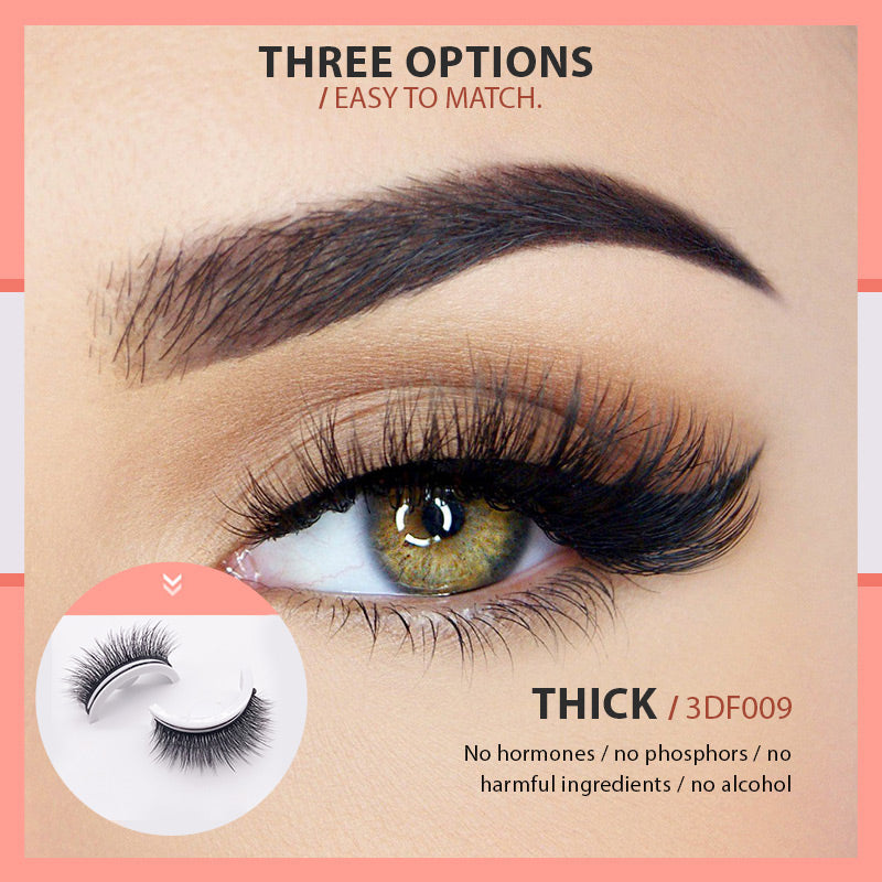 Reusable Self-Adhesive False Eyelashes