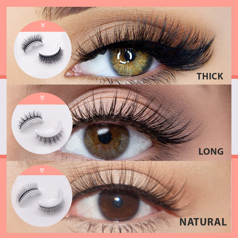 Reusable Self-Adhesive False Eyelashes