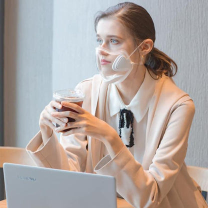 Reusable Transparent Face Shield with Adjustable Headband