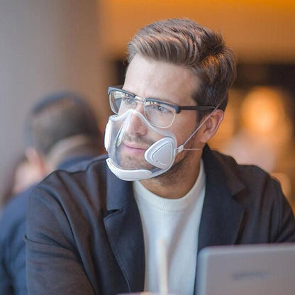 Reusable Transparent Face Shield with Adjustable Headband