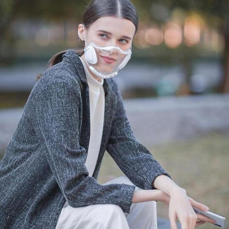 Reusable Transparent Face Shield with Adjustable Headband