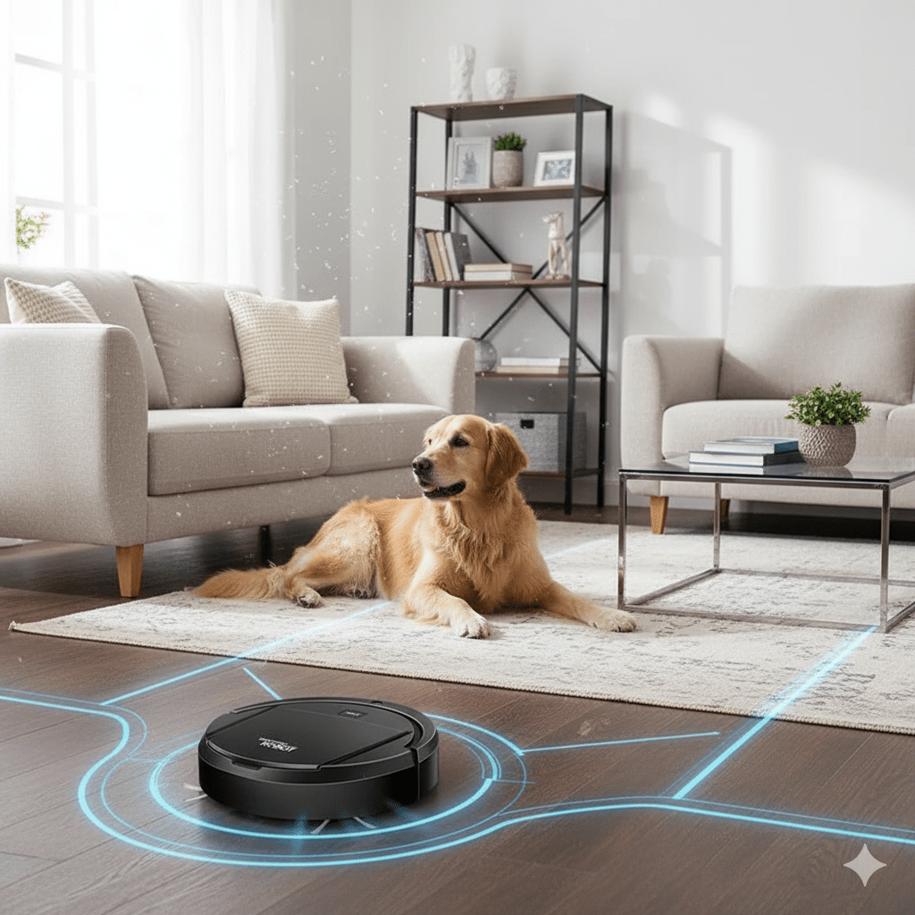 Robot Vacuum Cleaner Ultra Quiet HEPA Automatic Floor Cleaner