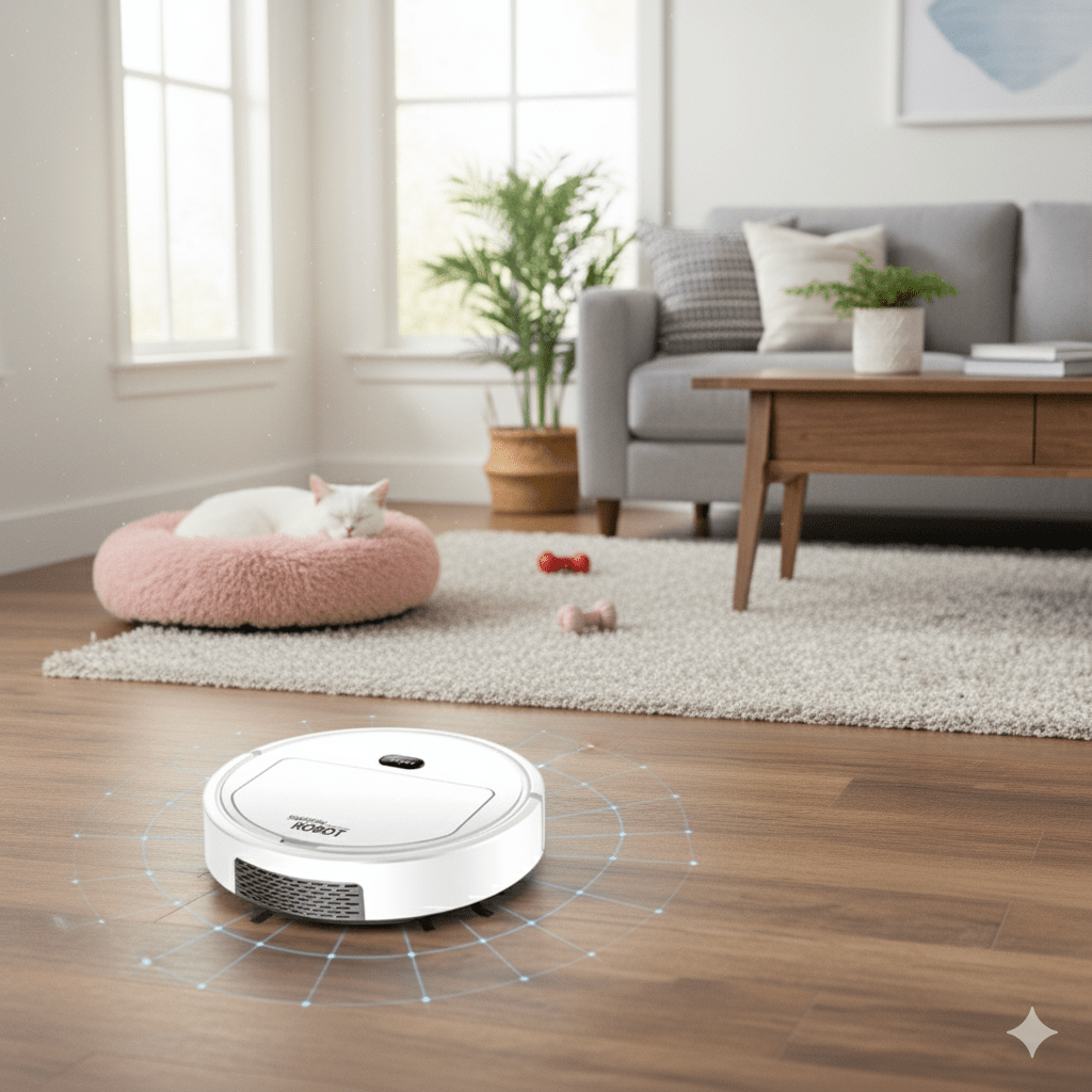 Robot Vacuum Cleaner Ultra Quiet HEPA Automatic Floor Cleaner