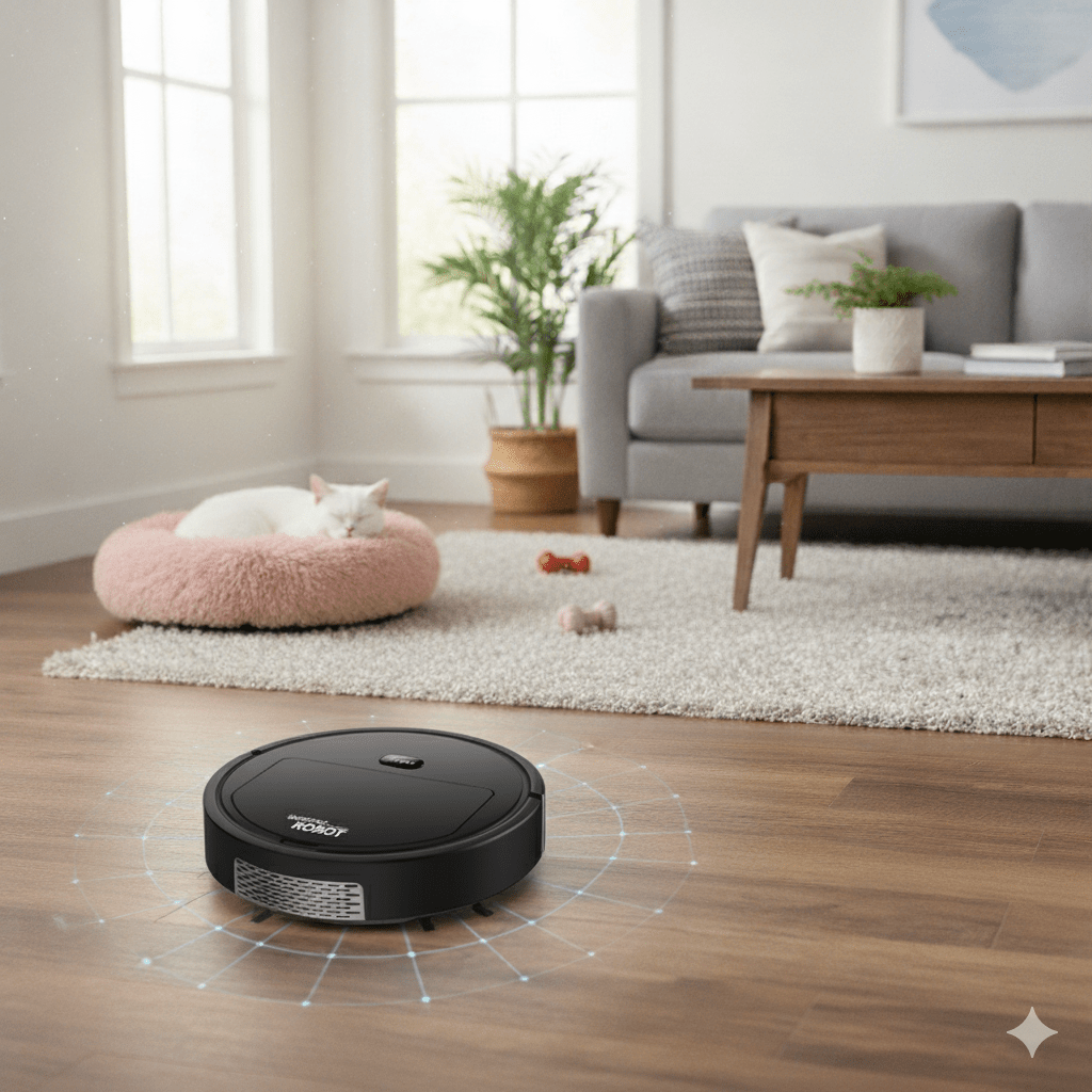 Robot Vacuum Cleaner Ultra Quiet HEPA Automatic Floor Cleaner