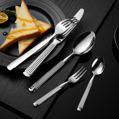 Roman Column Stainless Steel Flatware Set