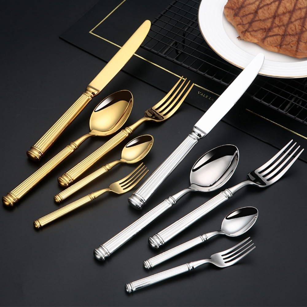 Roman Column Stainless Steel Flatware Set