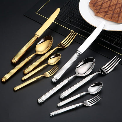 Roman Column Stainless Steel Flatware Set