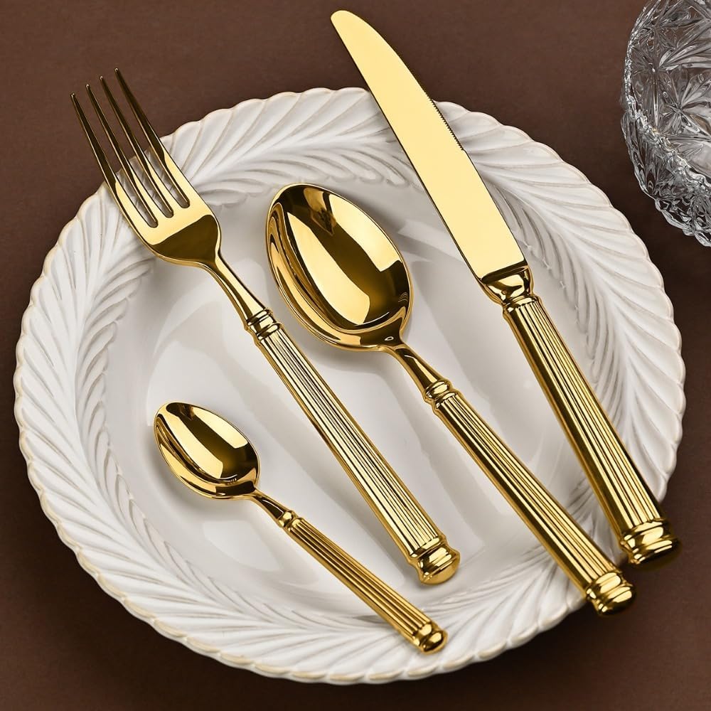 Roman Column Stainless Steel Flatware Set