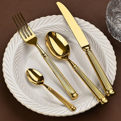 Roman Column Stainless Steel Flatware Set