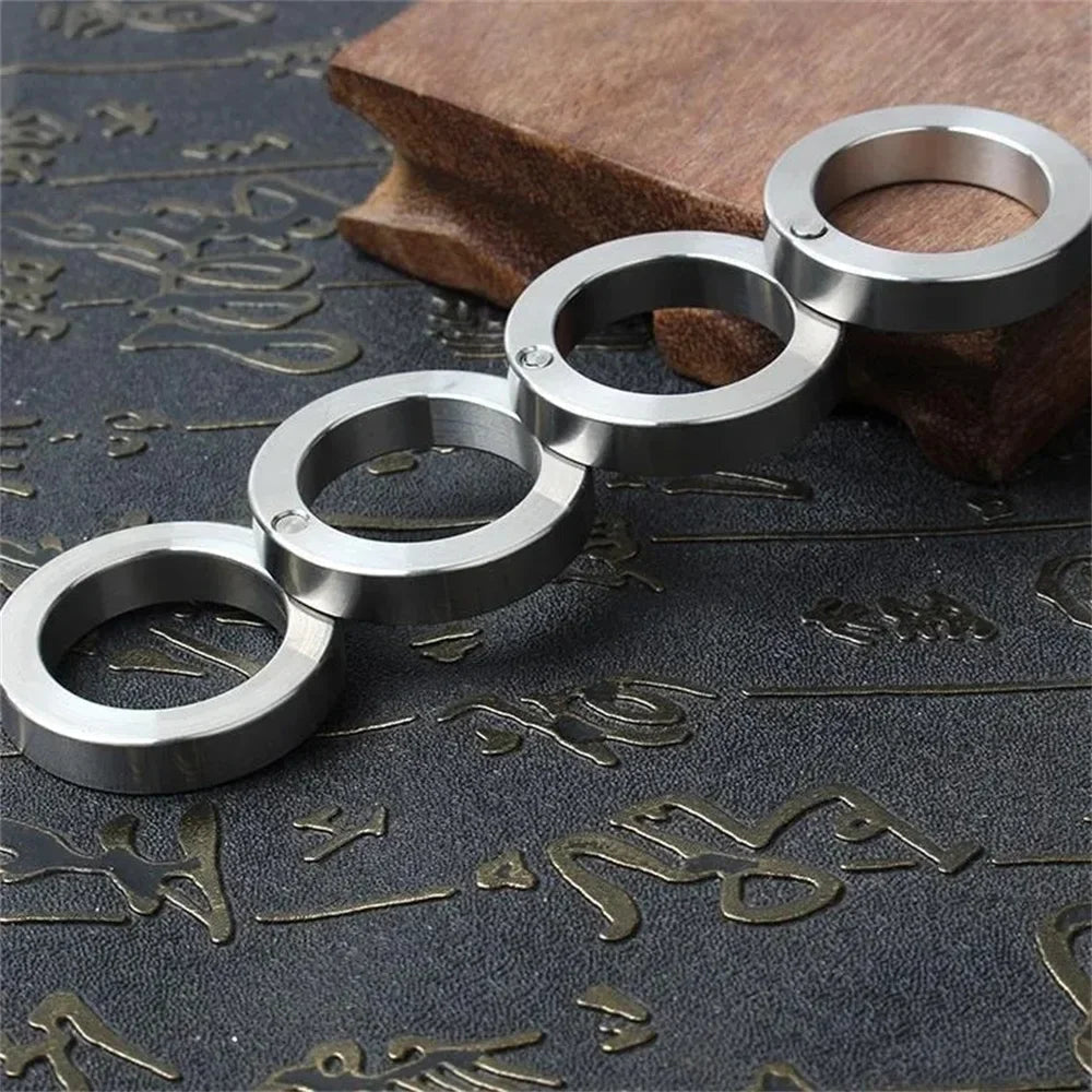 Rotatable Foldable Stainless Steel Ring Accessory