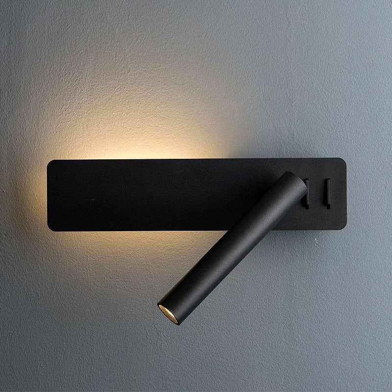 Rotatable LED Reading Wall Light Adjustable Bedside Lamp