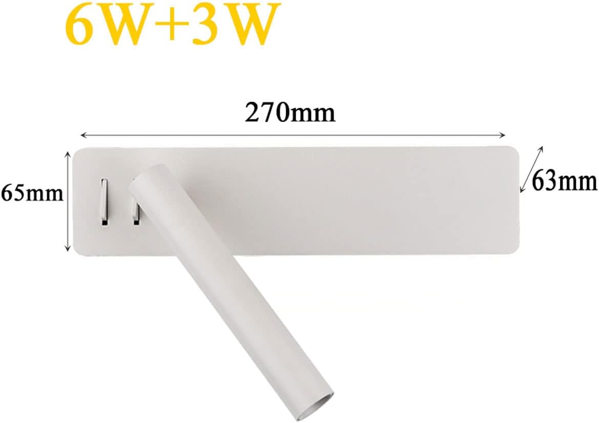 Rotatable LED Reading Wall Light Adjustable Bedside Lamp