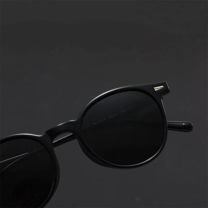 Round Tortoiseshell Sunglasses with Lightweight Full Frame