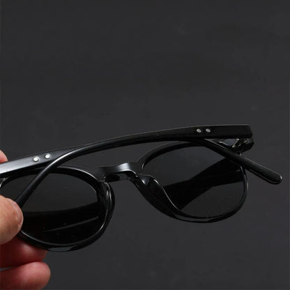 Round Tortoiseshell Sunglasses with Lightweight Full Frame