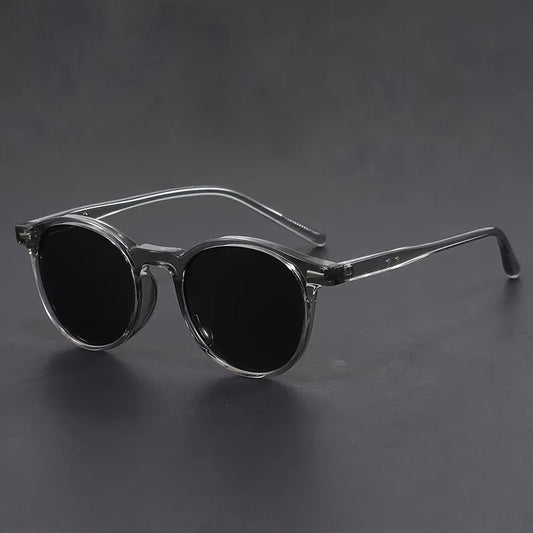 Round Tortoiseshell Sunglasses with Lightweight Full Frame
