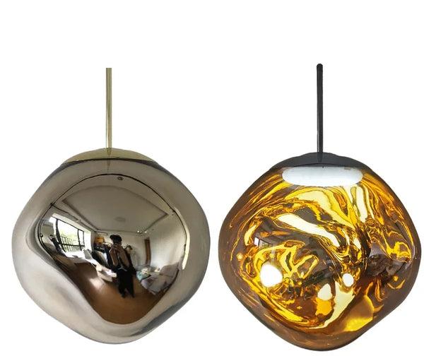 Scandinavian Clear Glass Pendant Ceiling Light Fixture
