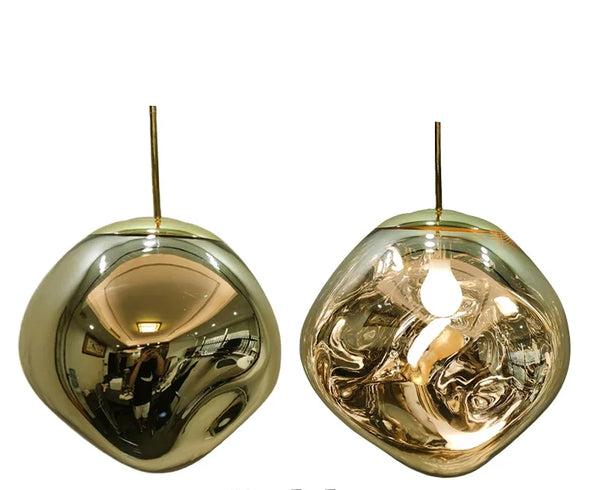 Scandinavian Clear Glass Pendant Ceiling Light Fixture