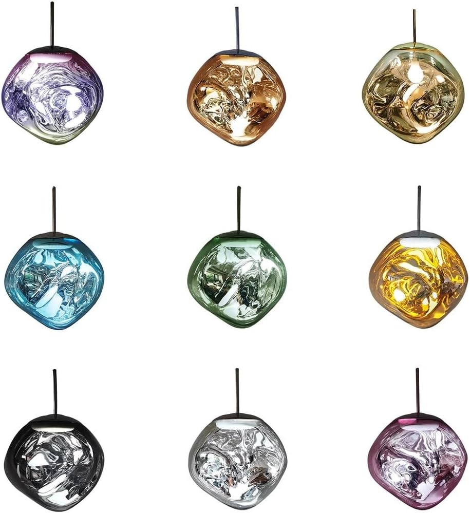 Scandinavian Clear Glass Pendant Ceiling Light Fixture