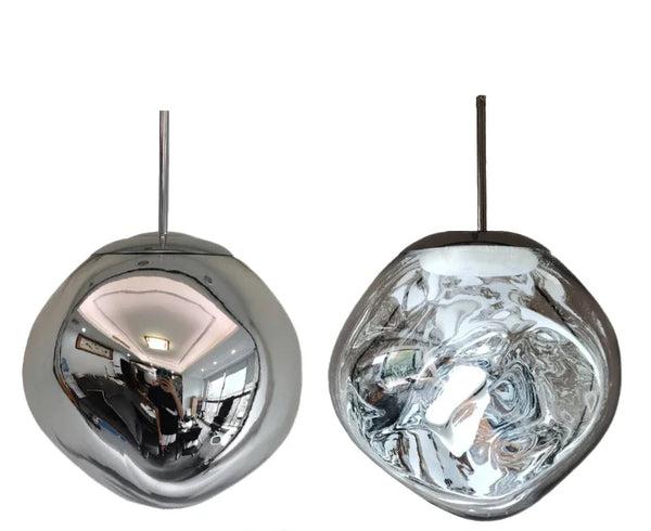 Scandinavian Clear Glass Pendant Ceiling Light Fixture