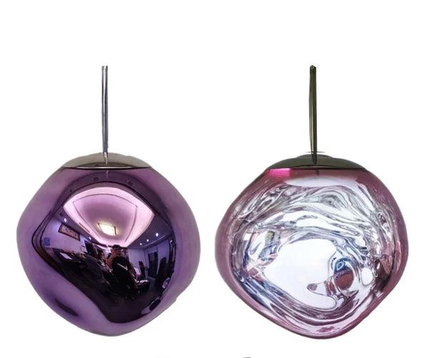 Scandinavian Clear Glass Pendant Ceiling Light Fixture