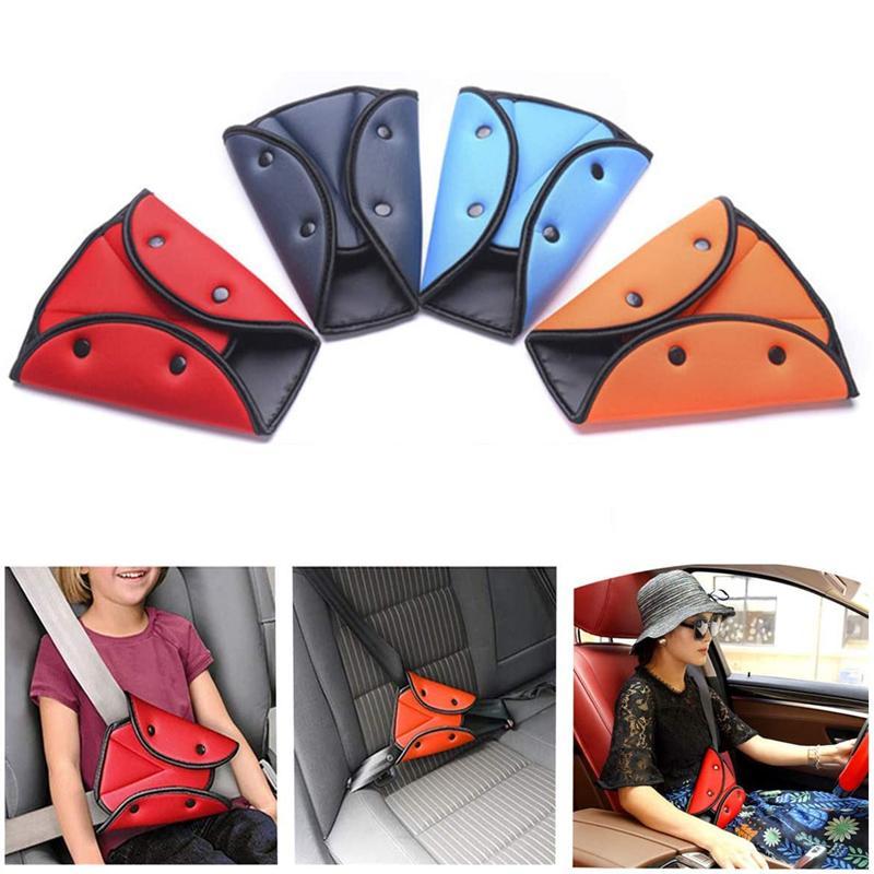 Seat Belt Adjuster Cotton Comfort Strap Kids Adults
