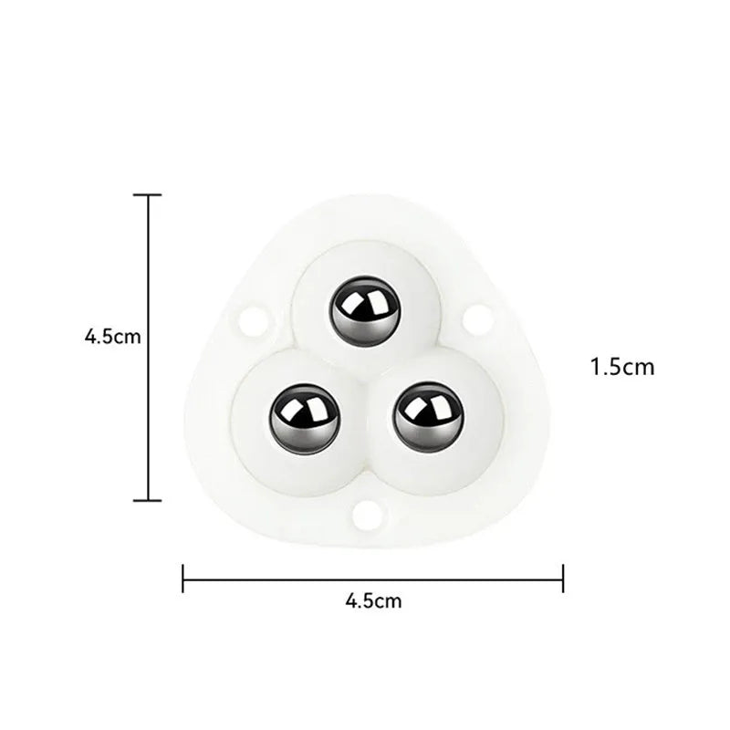 Self Adhesive 360 Degree Furniture Roller Wheels Set