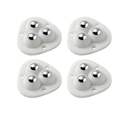 Self Adhesive 360 Degree Furniture Roller Wheels Set