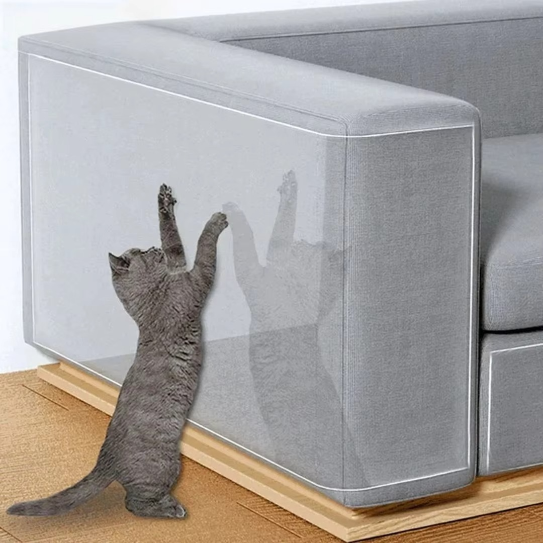 Self Adhesive Cat Scratch Furniture Protector Roll 6.5 ft or 9.8 ft