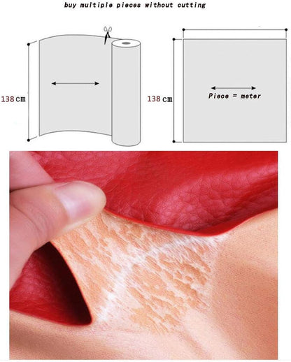 Self Adhesive Leather Repair Patch for Furniture Seats and Upholstery