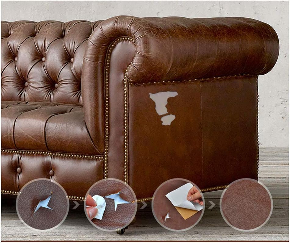 Self Adhesive Leather Repair Patch for Furniture Seats and Upholstery