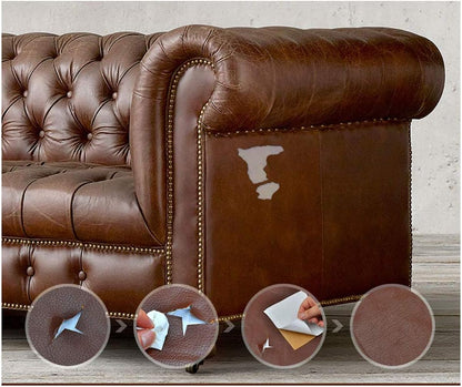 Self Adhesive Leather Repair Patch for Furniture Seats and Upholstery