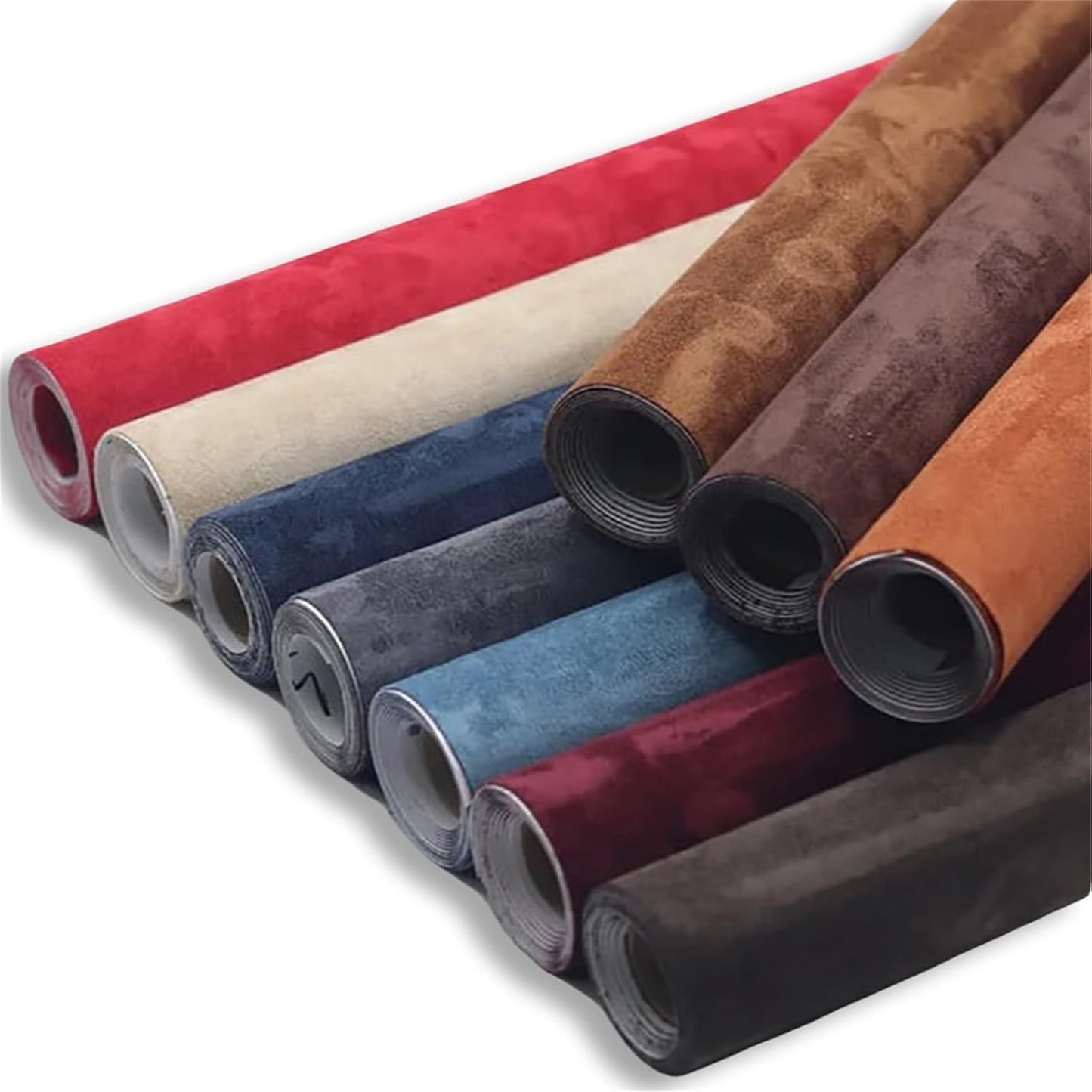 Self Adhesive Microfiber Suede Fabric Upholstery Repair Roll
