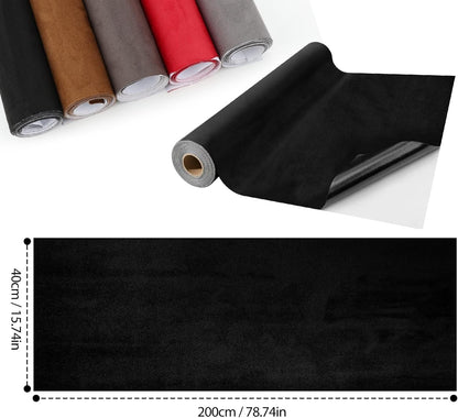 Self Adhesive Microfiber Suede Fabric Upholstery Repair Roll