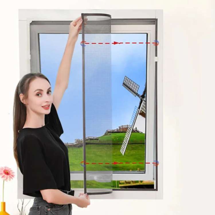 Self Adhesive Mosquito Net Window Screen No See Um Mesh