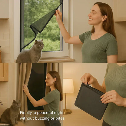 Self Adhesive Mosquito Net Window Screen No See Um Mesh