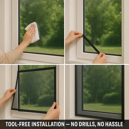 Self Adhesive Mosquito Net Window Screen No See Um Mesh