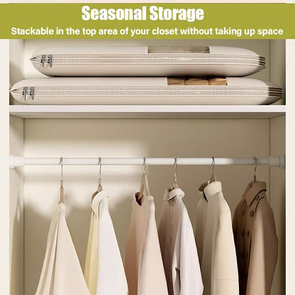Self Compressing Hanging Garment Storage Bag