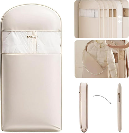Self Compressing Hanging Garment Storage Bag