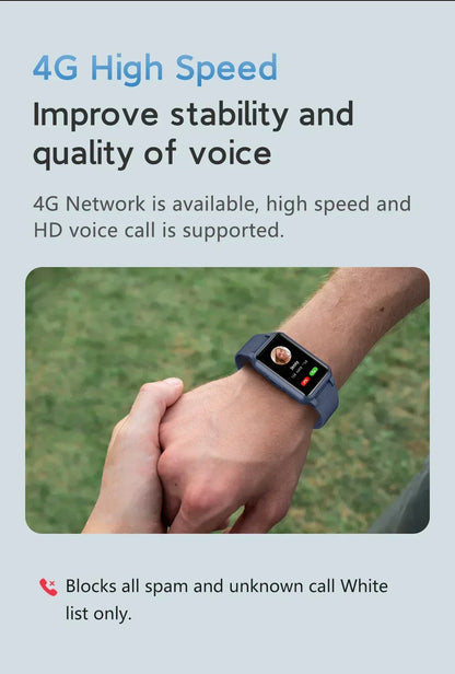 Senior GPS Smartwatch with Fall Detection and SOS