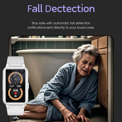 Senior GPS Smartwatch with Fall Detection and SOS